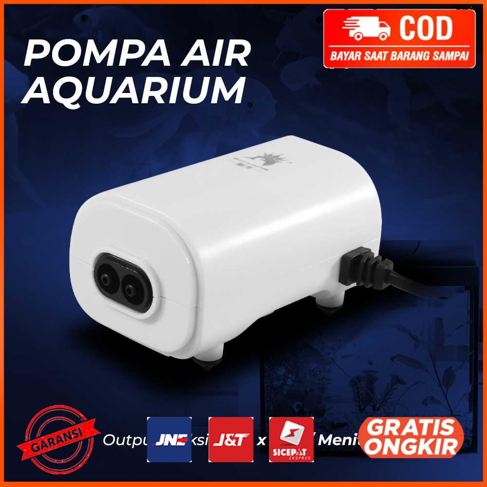 Pompa Oksigen Air Aquarium Silent Machine 3.5W ZY728