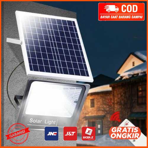 Lampu Dinding Solar Sensor Cahaya Waterproof 144 LED Cool White OB144
