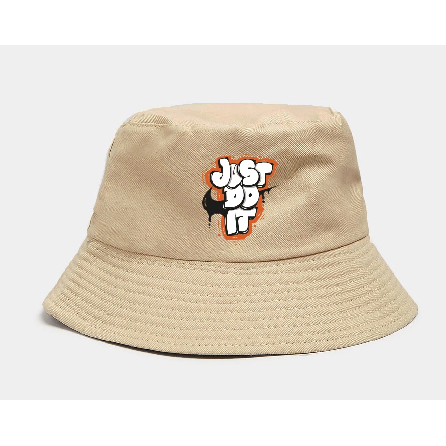 Topi Bucket Hat Nike Just Do it Grafitty