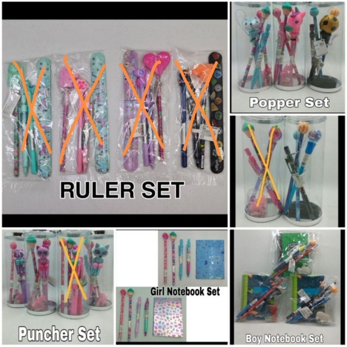 

TERLARIS READY Smiggle Paket Alat Tulis Original / Smiggle Set Stationary of 6 /ALAT TULIS