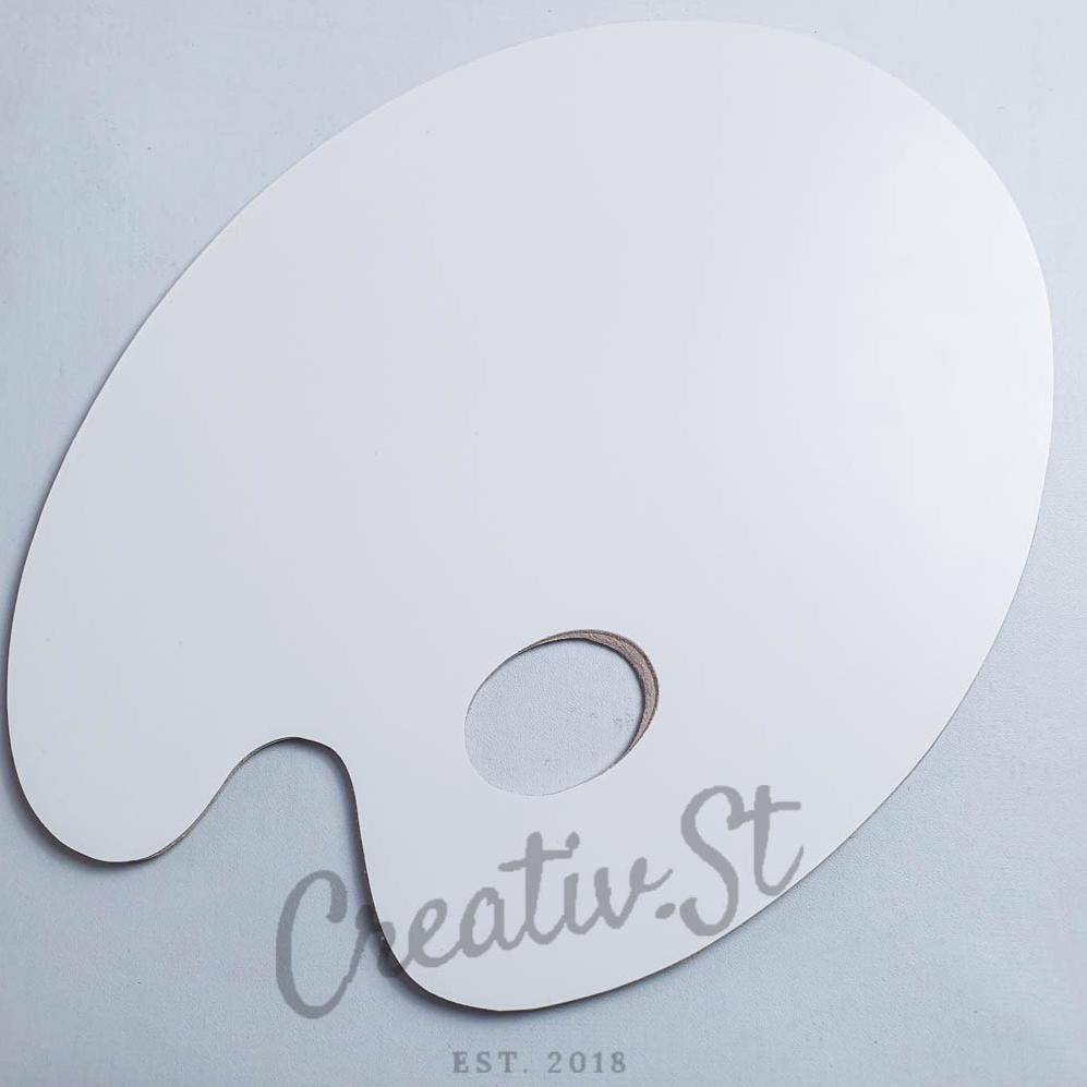 

[YLJ] Palet Lukis Kayu Oval Sedang 28 cm x 21 cm No 3 ➔Terlaris