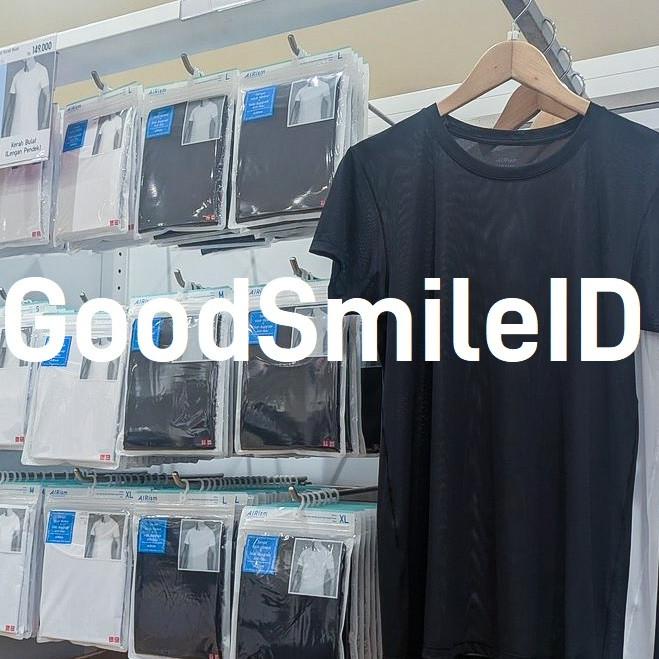 NEW Men Kaos Dalam Pria Crew Neck AIRism Anti Odor T-Shirt Mesh UNIQLO