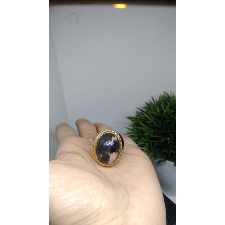 Cincin emban swasa batu red borneo