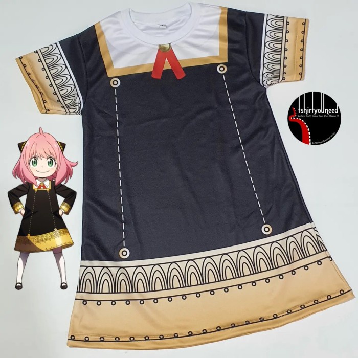 Dress Anak Dewasa Anime Anya Komik Manga