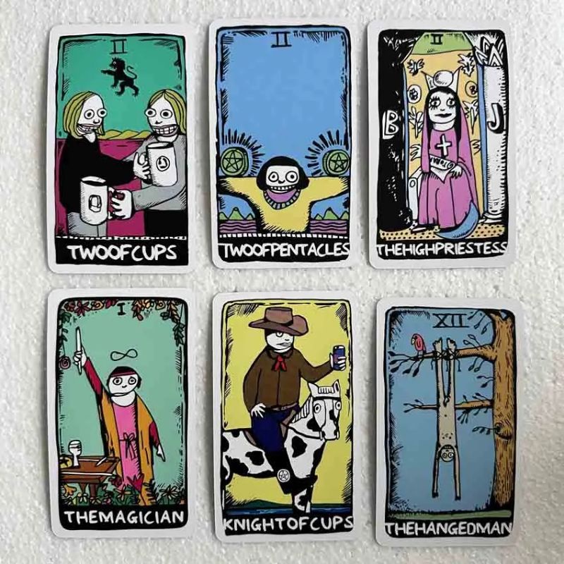 Cuirky Tarot Hardcase 12x7cm include guide paper