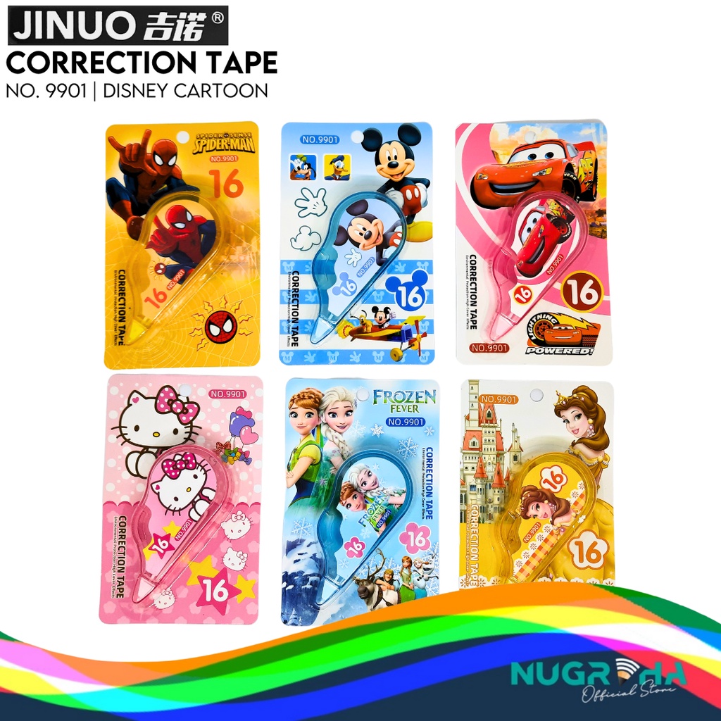 

CORRECTION TAPE / PITA KOREKSI / CP TAPE / TIPEX MIX-B JINUO 9901