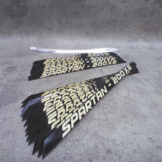 Sticker & List Trim Spartan - 200XE OriginalNOS For Vespa Spartan