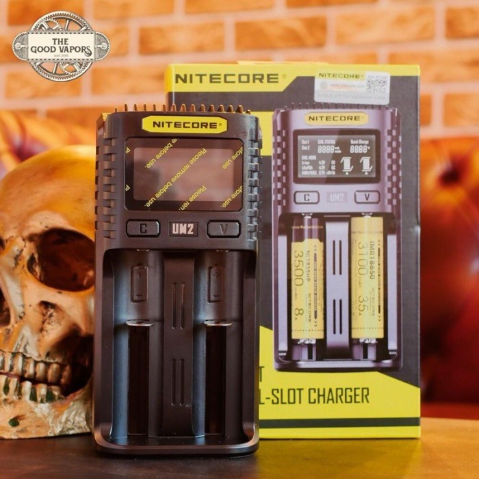 Terlaris Nitecore Um 2 Charger 2 Slot Battery