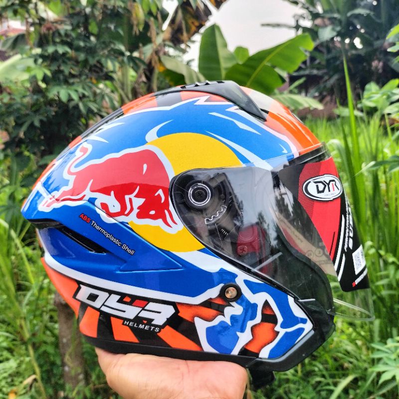 HELM HALF FACE NFJ DYR SUBARU MOTIF CARBON DEWASA PRIA WANITA PAKET GANTENG FREE PAKING KARDUS BUBLE WRAP