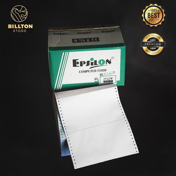 

Kertas Komputer Hvs/Ncr / Continuous Form Ukr. 9,5"X11" /2 ( 1-5 Ply )