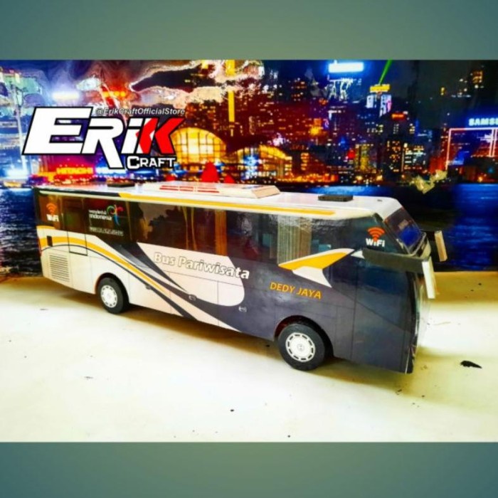Promo Mainan Miniatur Bus Dedy Jaya Xhd Terbaru