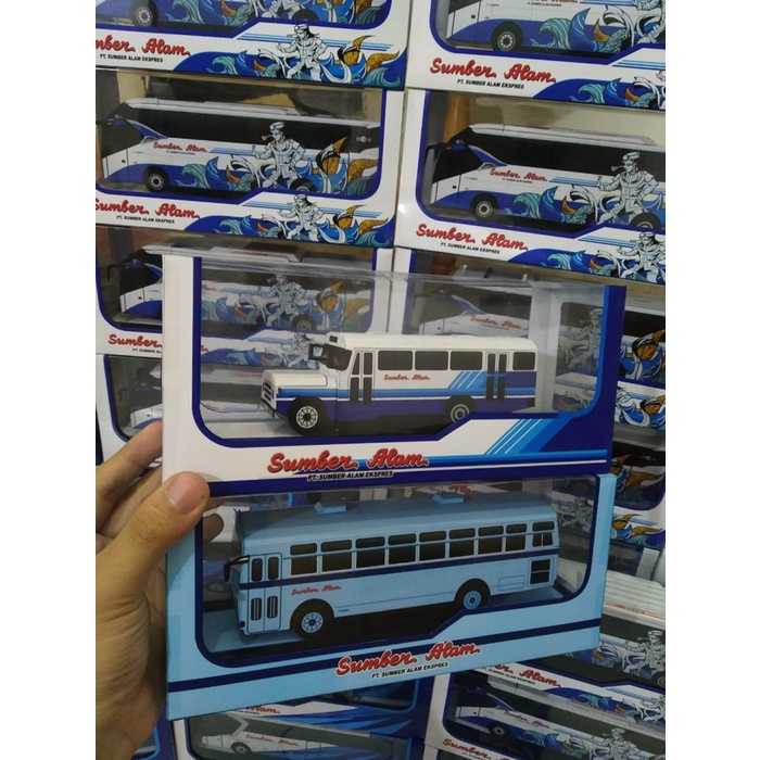 Promo Miniatur Bis Bus Papercraft Sumber Alam Berbagai Livery Termurah