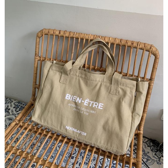 N&A - BIEN ETRE TOTE BAG - Tote Bag Unisex / Tote Bag Kanvas