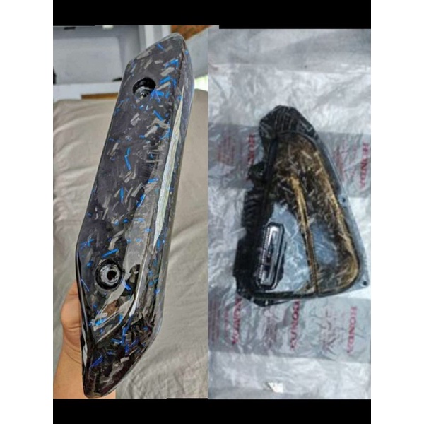 Tutup filter beat Vario Scoopy Karbon forget asli