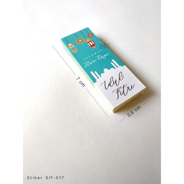 

Terlaris (Sif17)Stiker Kecil Idulfitri Lebaran 7X2.5 Cm Untuk Seal Box Paperbag