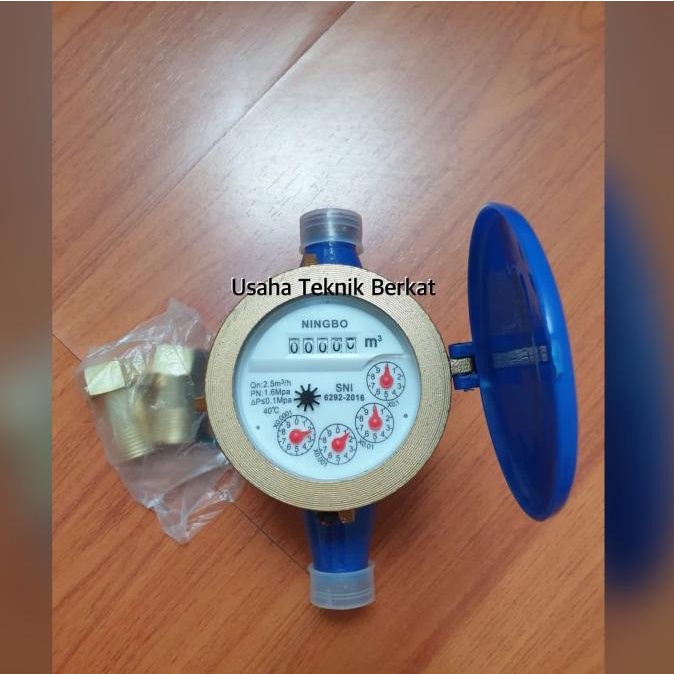 Meteran air / Water meter Ningbo 1/2" inch