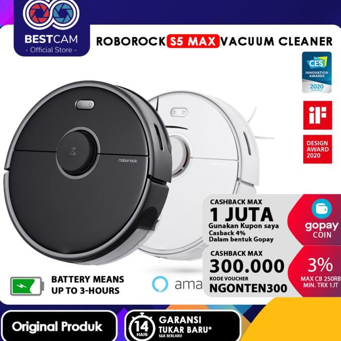 Roborock S5 Max Sweeping Robot Vacuum Cleaner