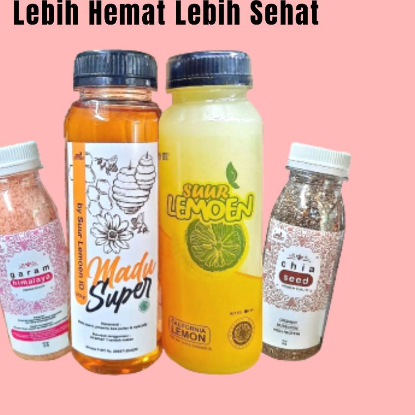 

Diskon | FG2 | Paket Detox Diet Imunitas Sari Lemon Murni Madu Chia Seeds Garam Salt Himalaya