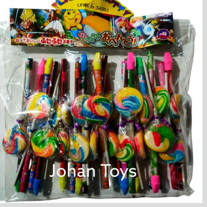 

Trendy2.2 Permen Lolipop & Pensil isi 20 Pcs Grosir 656_