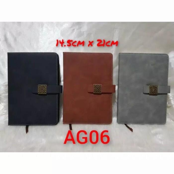 

TERMURAH Agenda kulit a5 / Ag 06/ agenda kulit souvenir promosi custom / buku /BUKU TULIS