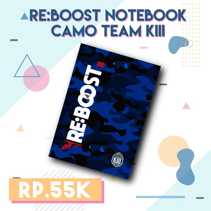 

TERBARU JKT48 Re:boost Notebook Camo Team K /BUKU TULIS SEKOLAH/BUKU TULIS SIDU/BUKU TULIS AESTHETIC