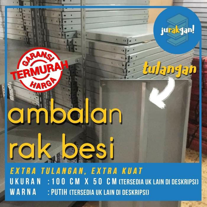 Plat besi siku lubang / ambalan / hambalan / shelfing (100x50)