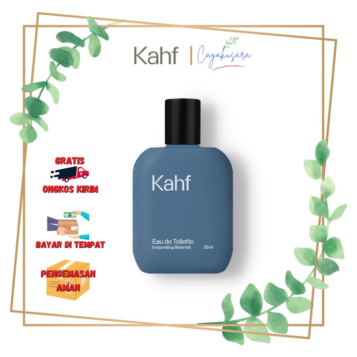 Parfum [All Varian] Kahf Eau de Toilette 35 ml - Kahf Parfum Pria Tahan Lama - Inv. Waterfall(D8F6) 