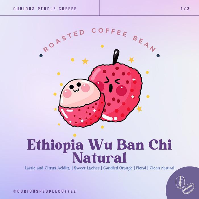 

Biji Kopi Manual Brew Arabika - Ethiopia Wu Ban Chi Natural - 200 gr