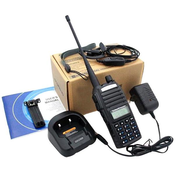 HT PXTON UV-82 Handy Talky UV82 Walkie Talkie Dual PTT Band UHF VHF