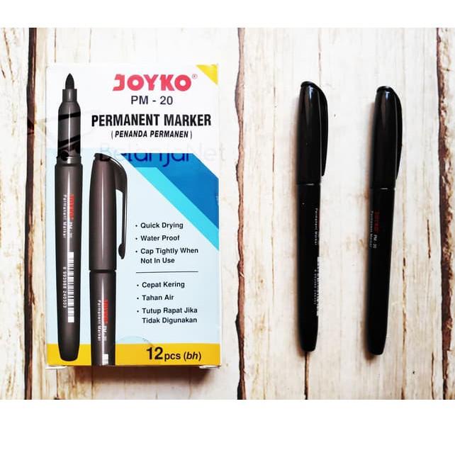 

Diminati4.4 Permanent Marker / Spidol Permanen Joyko PM-20 [1 LUSIN] Z9B