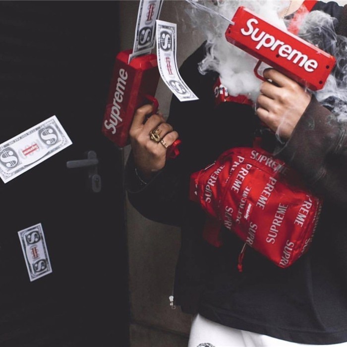 Supreme Gun Mainan Pistol Keluar Uang Anak Laki Laki Tembak Tembakan
