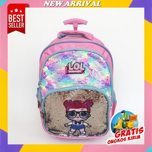 Tas Troli Anak Tk Paud Karakter Lol - Tas Anak Perempuan Tas Troli Anak Perempuan Tas Trolley Sekola