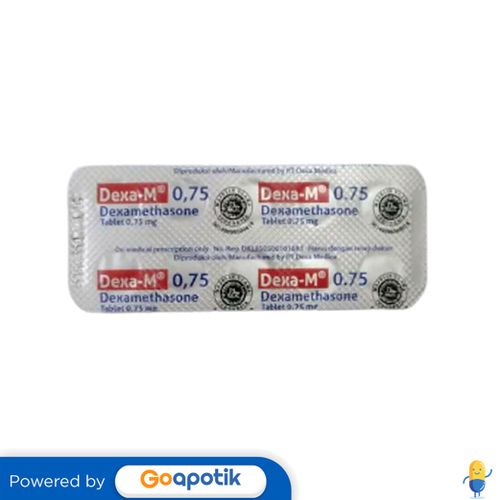 DEXA M 0,75 MG STRIP 10 TABLET