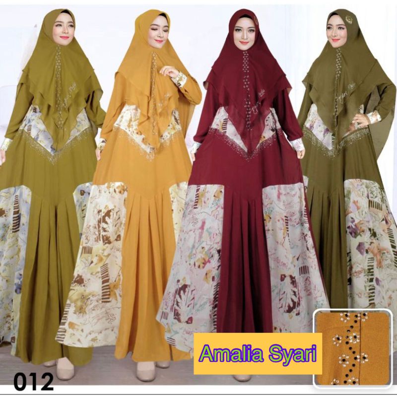 AMALIA SYAR'I SET KHIMAR CERUTY PREMIUM BUSUI