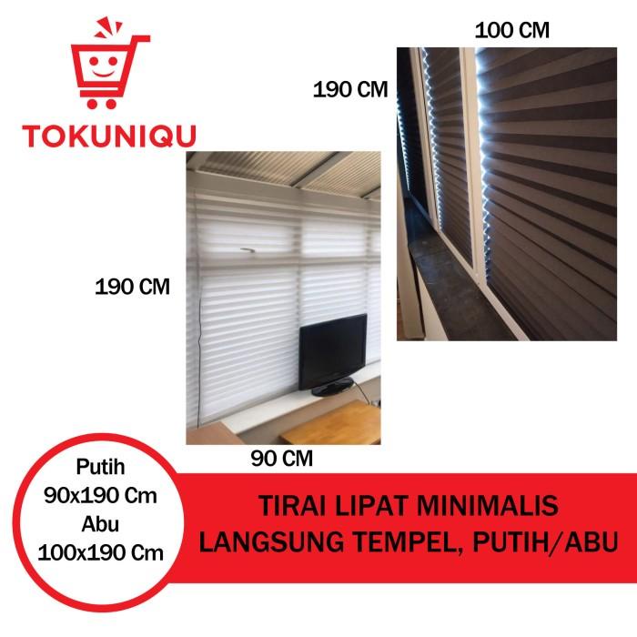 Terlaris Tirai Lipat Minimalis Langsung Tempel / Vertical Blind Schts