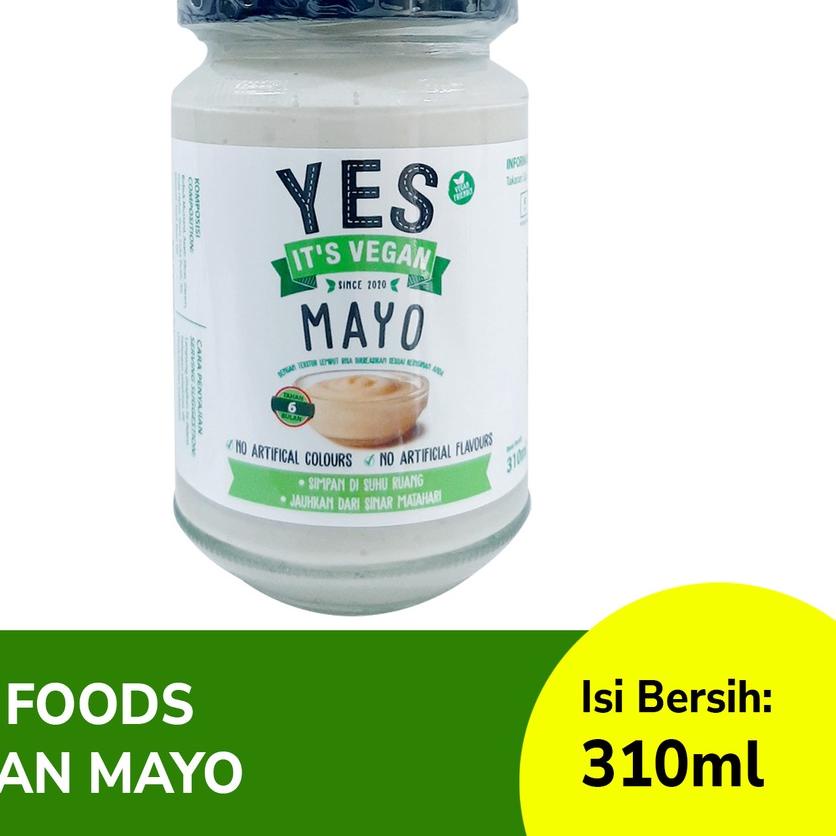 

Promo⭐✅SBC MAYO Mayonaise Yes Its Vegan Soya Oil Original 310 mL