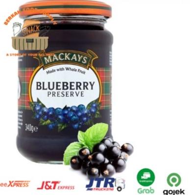 

Terbaru✅⭐Mackays Blueberry JAM 340gr / Selai Blueberry ORIGINAL