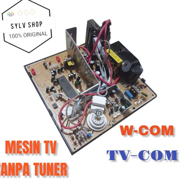 DISKON  Mesin tv siaran analog / digital/tanpa tuner tabung 14-21 inch merek wcom wansonic tvcom [KO