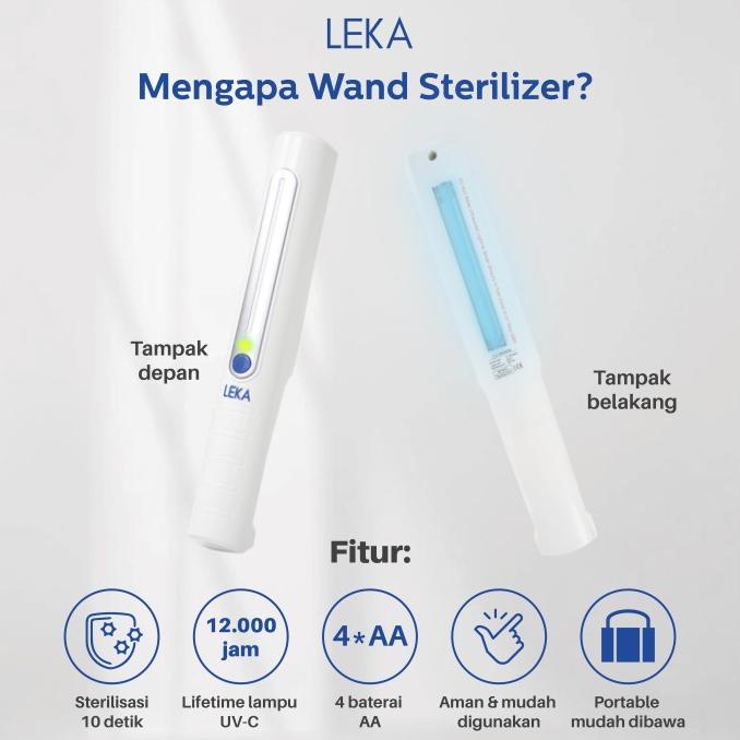 Leka Uvc2021 Uv Wand Sterilizer Uvc Lampu Uv Portable Sterilizer