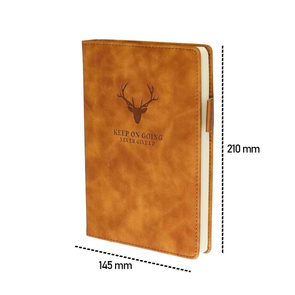 

YU Tlevino Buku Catatan Kerja Notebooks Cover Kulit Kertas A5 - CW-5025