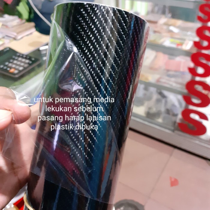 Terlaris Sticker Carbon 6D