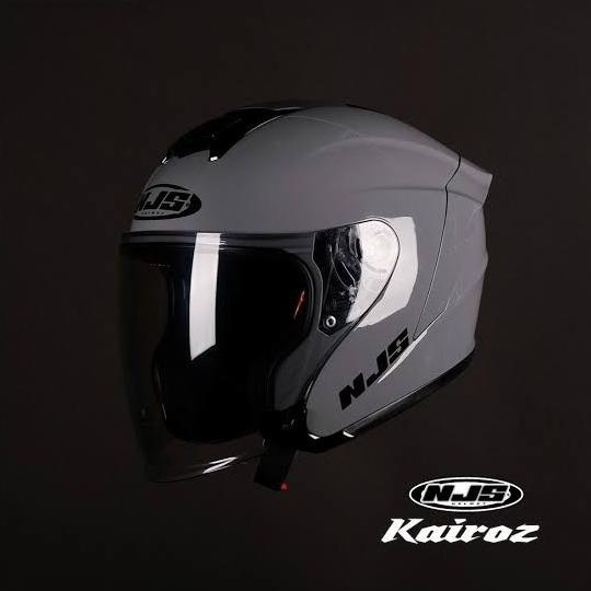 helm njs kairoz grey glossy