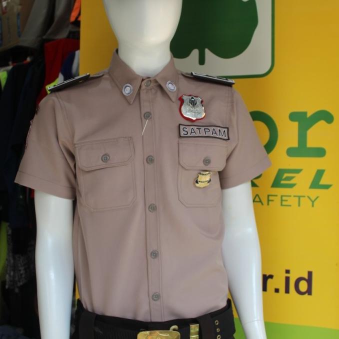 Baju seragam satpam -terbaru PDH Bahan GAIA Neo Premium (Atasan)