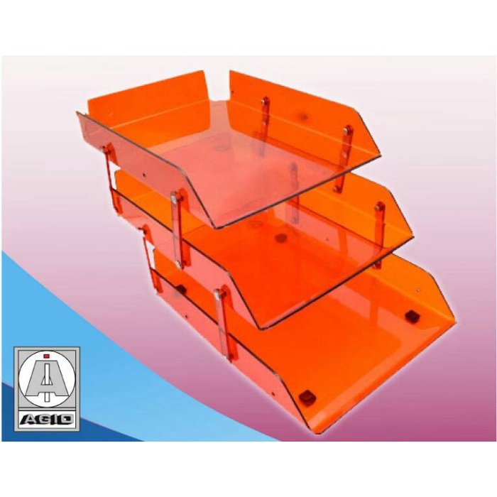 

Terlaris Elevated Paper Tray Model 603 (Rak Kertas 3 Susun)