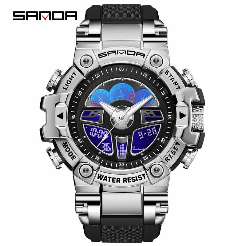 Edisi Terlaris Jam Tangan Sanda Dualtime Original Waterproof Kuarsa Pria Style