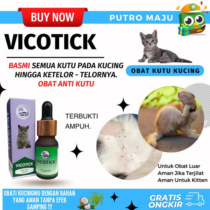 Terlaris Obat Kutu Kucing Kutu Kucing Paling Ampuh Vicotick Obat Tetes Kutu