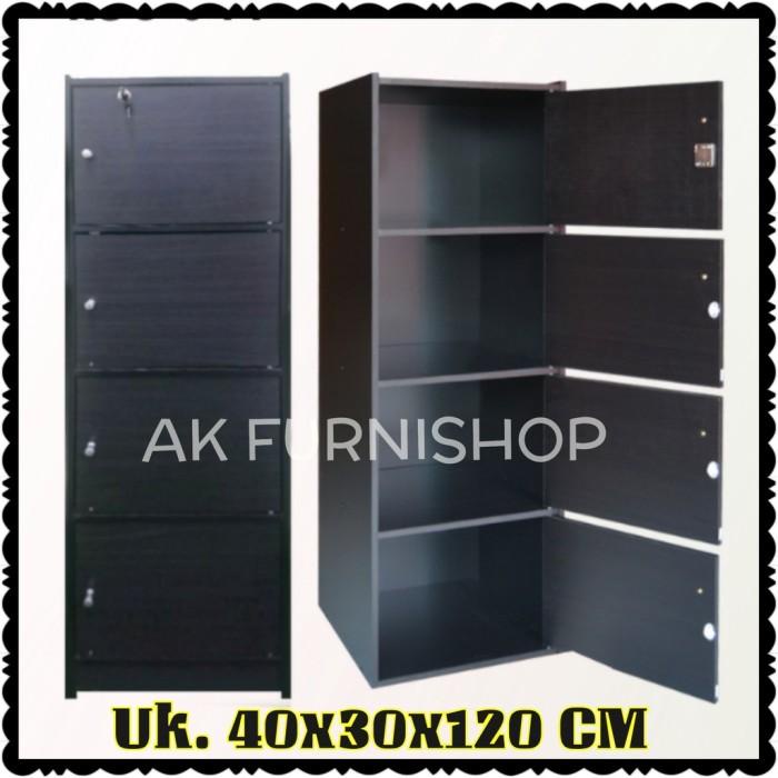 

Terlaris Lemari Rak 4 Pintu Susun Serbaguna - Loker 4 Pintu