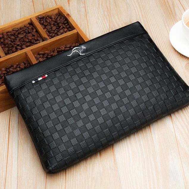 CLucth kulit pria wanita hand bag tas dompet