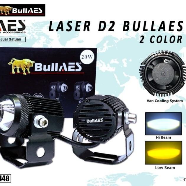 Best Seller Lampu Tembak Laser D2 Plus Hi Loo 20 Watt Laser Output Merk Bullaes