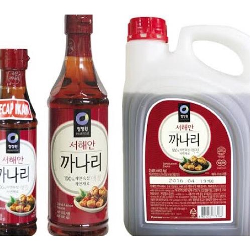 

Chung Jung One Kecap Ikan 3Kg (Canary Sauce) Korea
